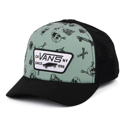 Casquette Trucker Enfant Full Patch menthe VANS