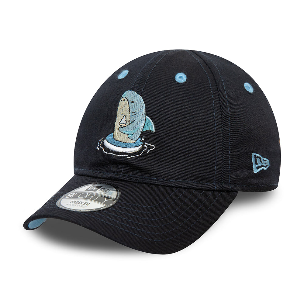 Casquette Enfant 9FORTY NE Character Requin bleu marine-bleu ciel NEW ERA