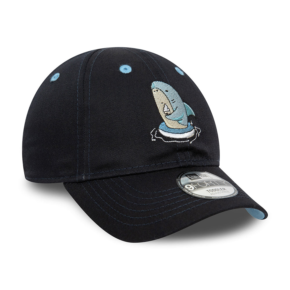 Casquette Enfant 9FORTY NE Character Requin bleu marine-bleu ciel NEW ERA