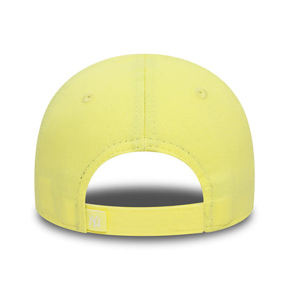 Casquette Enfant 9FORTY MLB Icon New York Yankees jaune clair-blanc NEW ERA