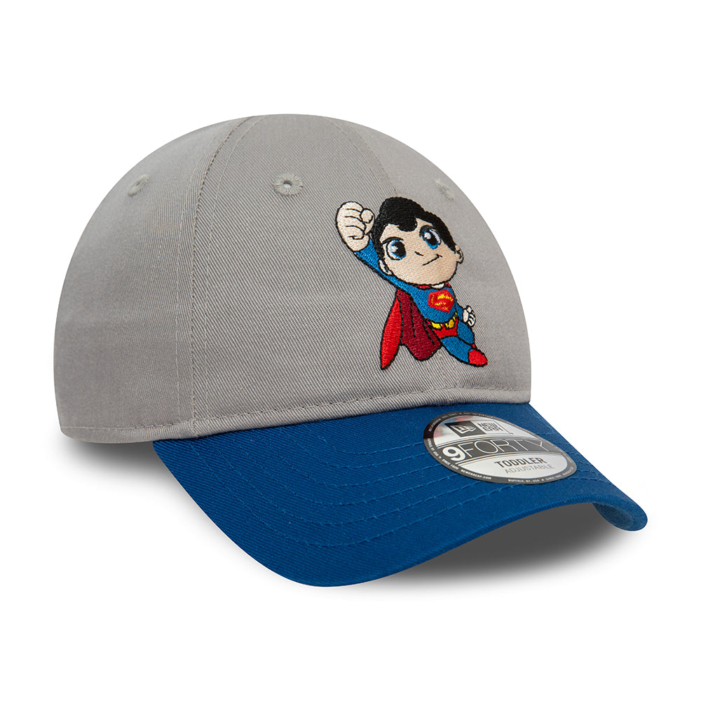 Casquette Enfant 9FORTY DC Comics Hero Superman gris-bleu NEW ERA