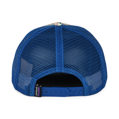 Casquette Trucker Enfant en Coton Bio High Hopes Geo bleu-multi PATAGONIA