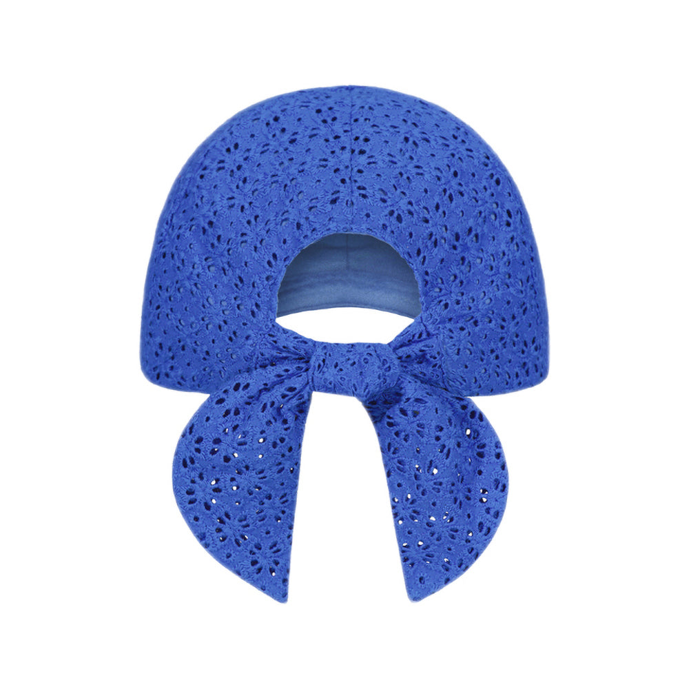 Casquette de Soleil Enfant en Coton Broderie Anglaise Wuppy bleu roi BARTS