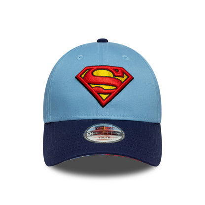 Casquette Enfant 9FORTY DC Comics Superman bleu ciel-bleu marine NEW ERA