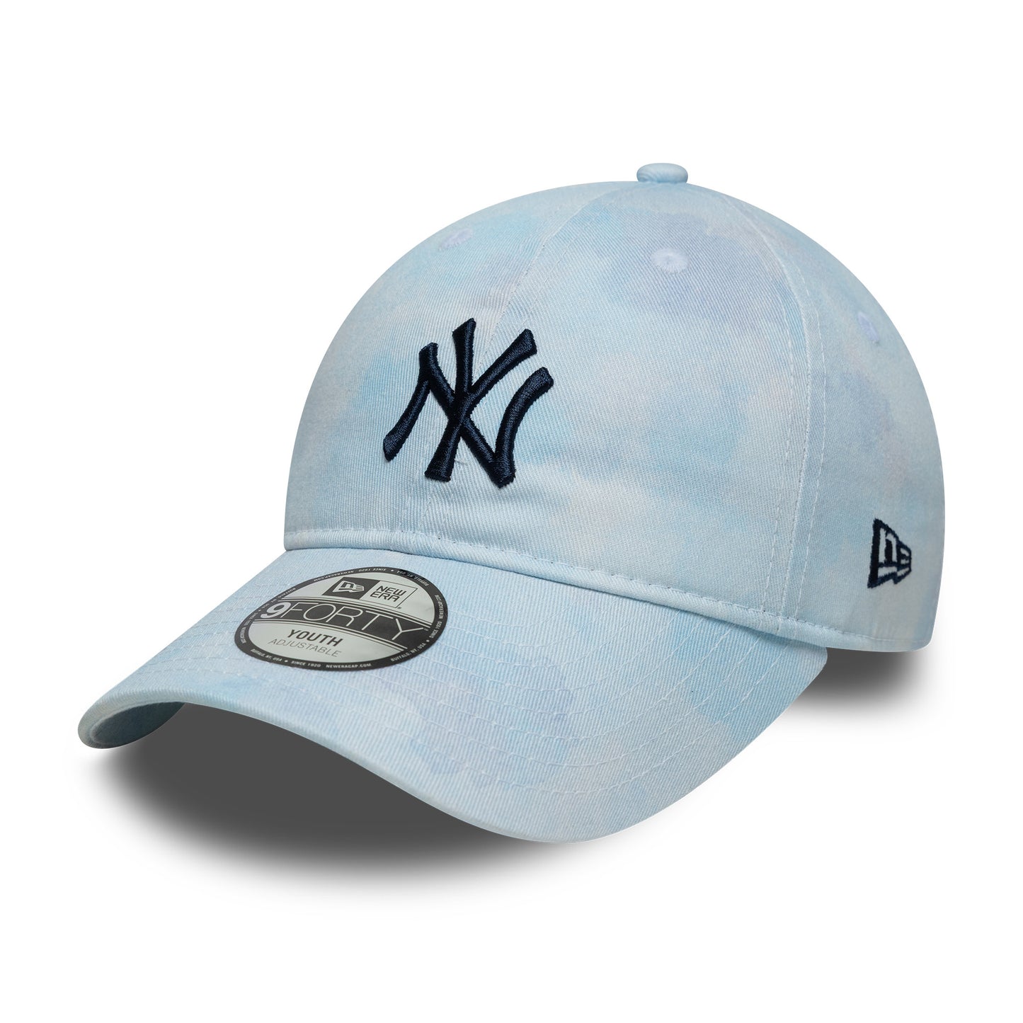 Casquette Enfant 9TWENTY MLB Tie Dye New York Yankees bleu ciel-bleu marine NEW ERA