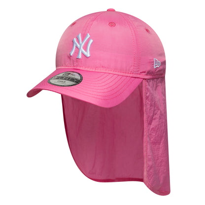 Casquette Saharienne Enfant 9FORTY MLB Sun NY Yankees rose-blanc NEW ERA