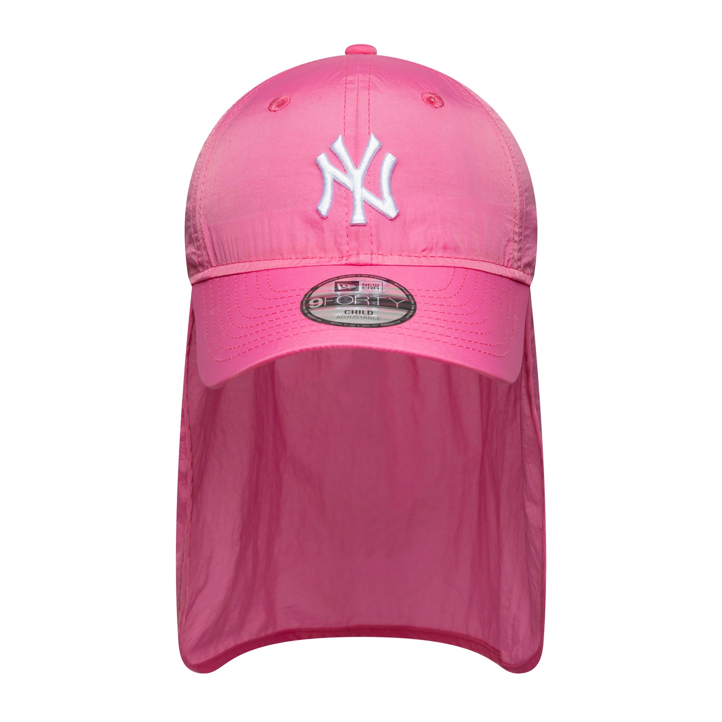 Casquette Saharienne Enfant 9FORTY MLB Sun NY Yankees rose-blanc NEW ERA