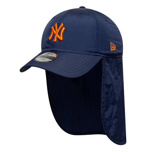 Casquette Saharienne Enfant 9FORTY MLB Sun NY Yankees bleu marine-orange NEW ERA