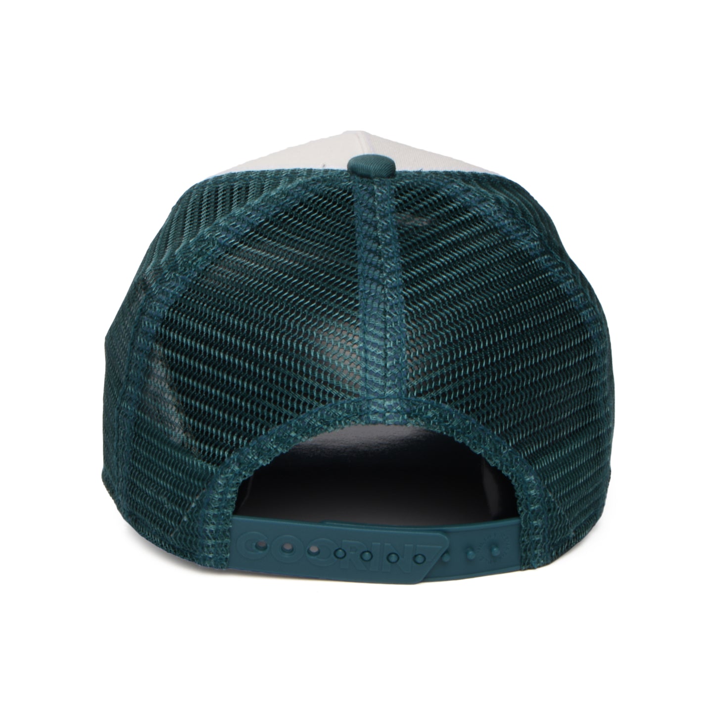 Casquette Trucker Enfant Monster T-Rex Mini blanc-vert aqua GOORIN