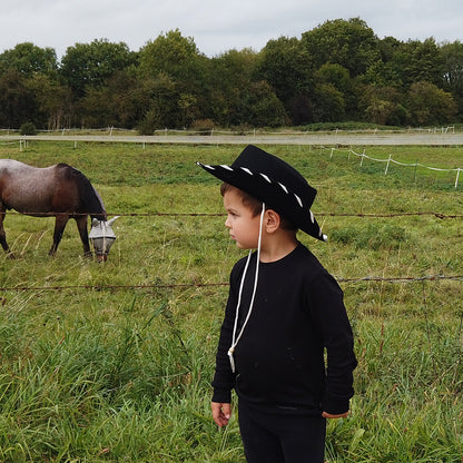 Chapeau de Cowboy Enfant noir-blanc JAXON & JAMES