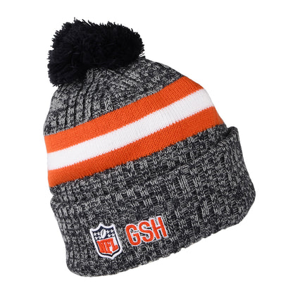 Bonnet à Pompon NFL Sideline Sport Knit Chicago Bears bleu marine-orange NEW ERA