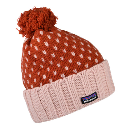 Bonnet à Pompon Snowbelle en Laine Recyclée argile PATAGONIA