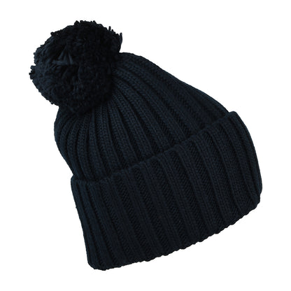 Bonnet à Pompon Recyclé Heritage Ski Tuke bleu marine-jaune THE NORTH FACE