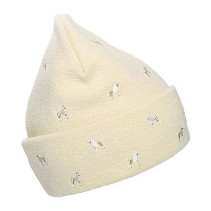 Bonnet à Revers Caniches Vinson crème BARTS