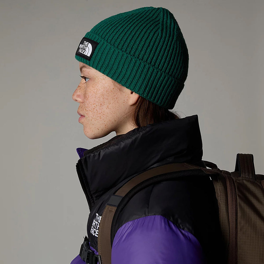 Bonnet Marin à Revers TNF Logo Box sempervirent THE NORTH FACE