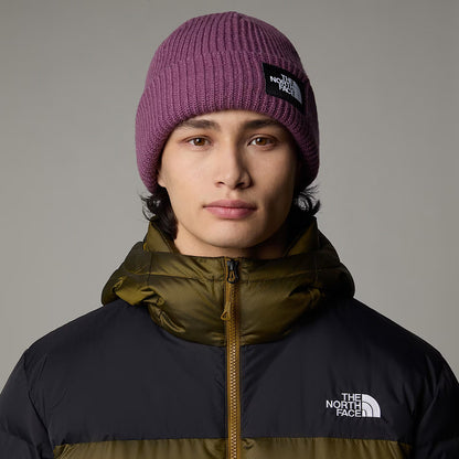 Bonnet Doublé Salty mauve foncé THE NORTH FACE
