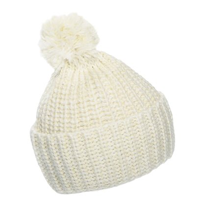 Bonnet à Pompon Cozy Chunky Cabin blanc cassé THE NORTH FACE