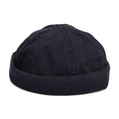 Bonnet Miki Breton en Coton bleu marine STETSON