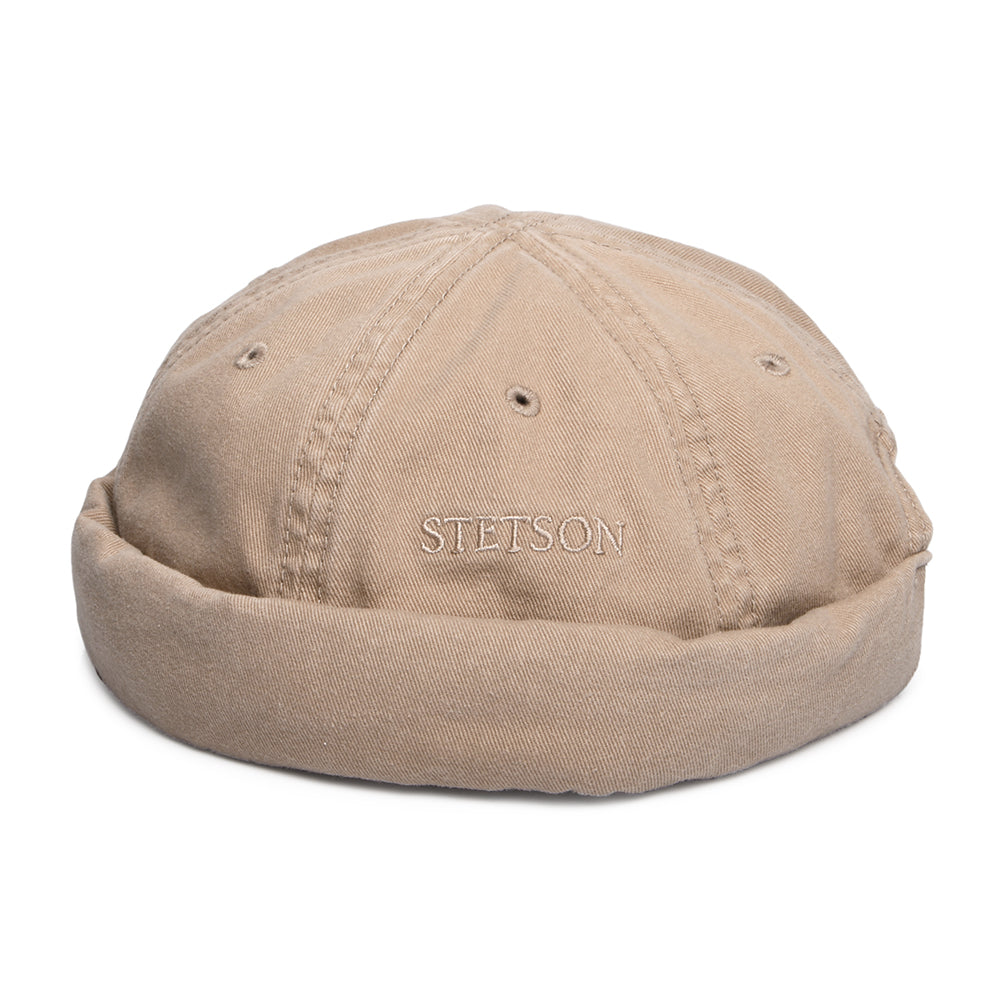 Bonnet Miki Breton en Coton beige STETSON