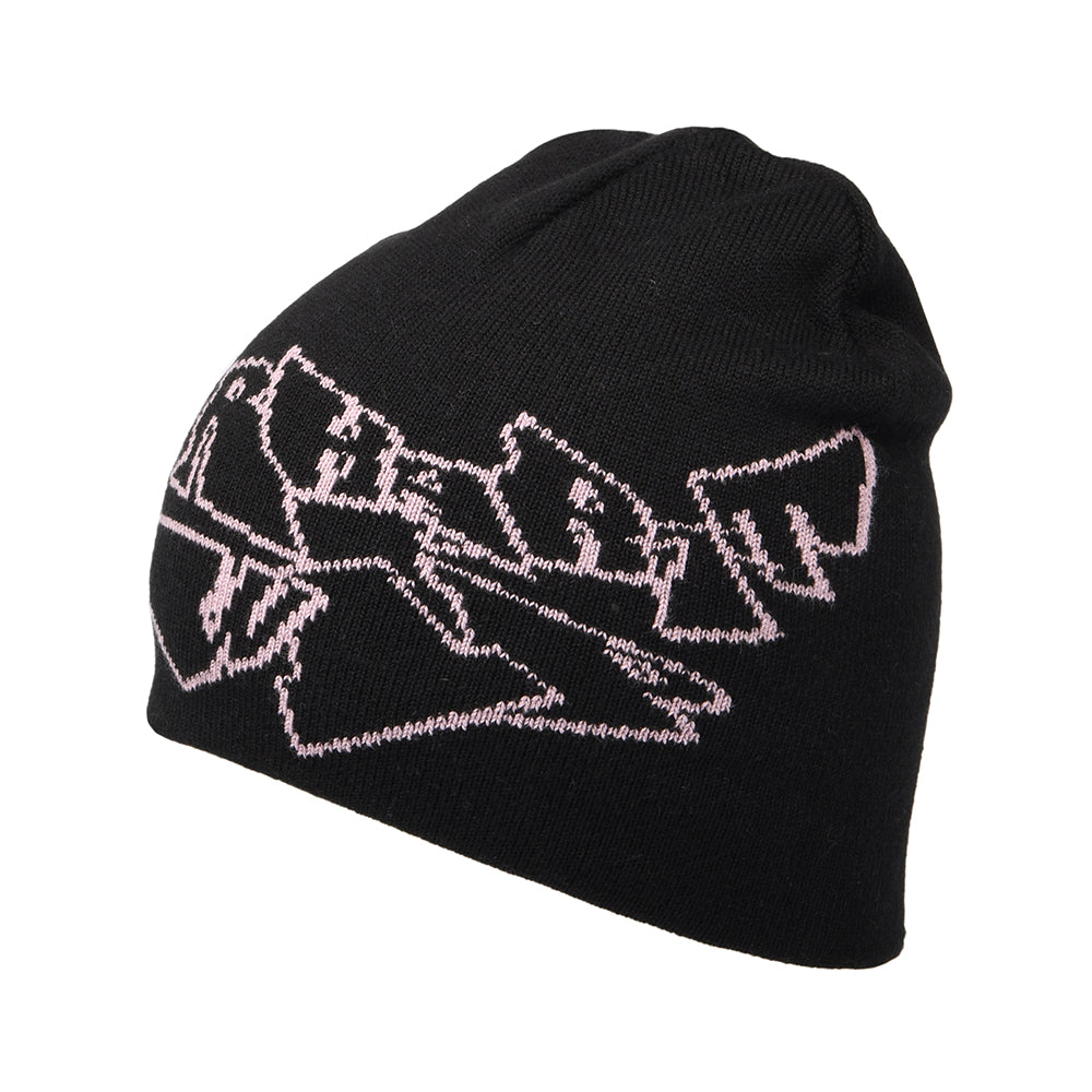Bonnet Screwed Up Scripter noir-rose clair CARHARTT WIP