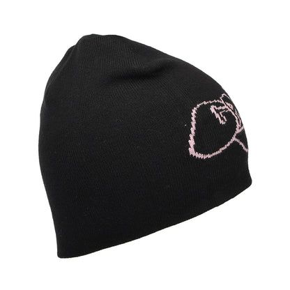 Bonnet Screwed Up Scripter noir-rose clair CARHARTT WIP