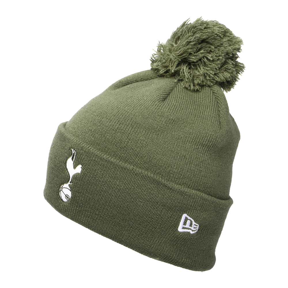 Bonnet à Pompon Seasonal Tottenham Hotspur FC olive-blanc NEW ERA