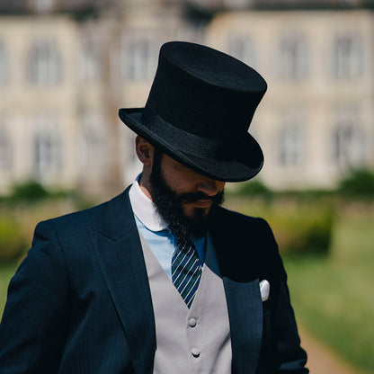 Chapeau Haut de Forme Victorien noir JAXON & JAMES - VENTE EN GROS