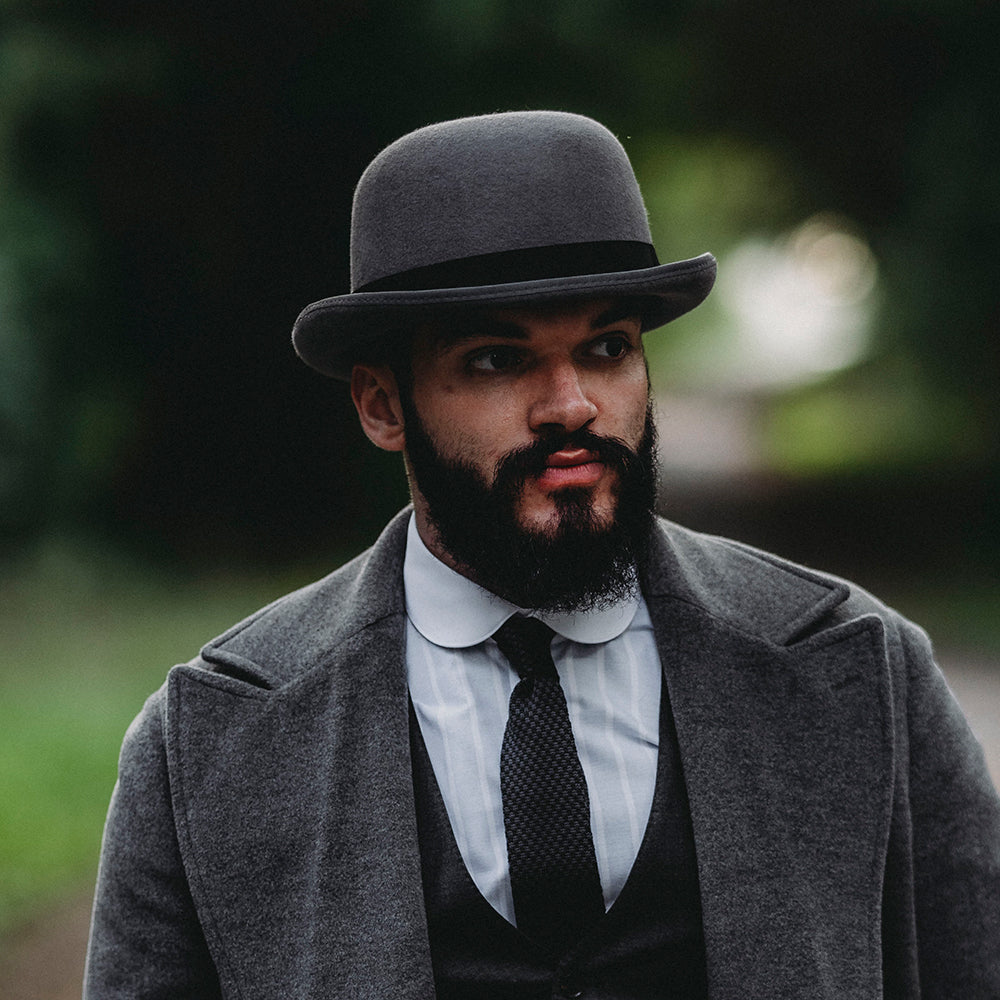 Chapeau Melon gris JAXON & JAMES - VENTE EN GROS