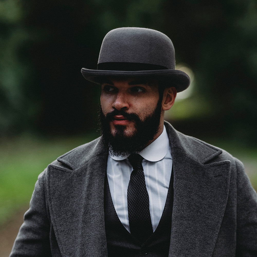 Chapeau Melon gris JAXON & JAMES - VENTE EN GROS