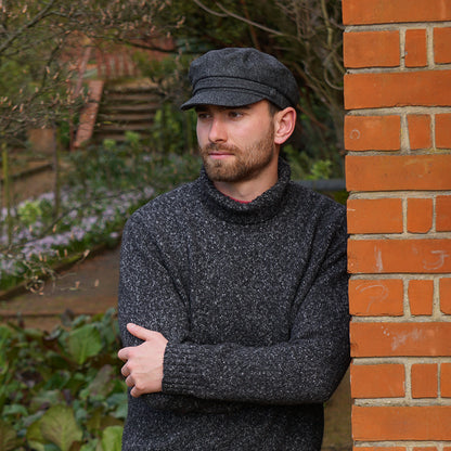 Casquette de Marin à Chevrons anthracite JAXON & JAMES - VENTE EN GROS