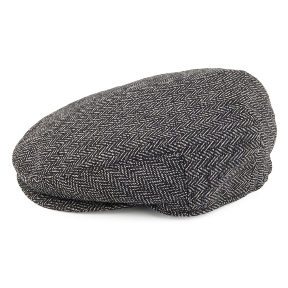 Casquette Plate Enfant à Chevrons gris JAXON & JAMES - VENTE EN GROS