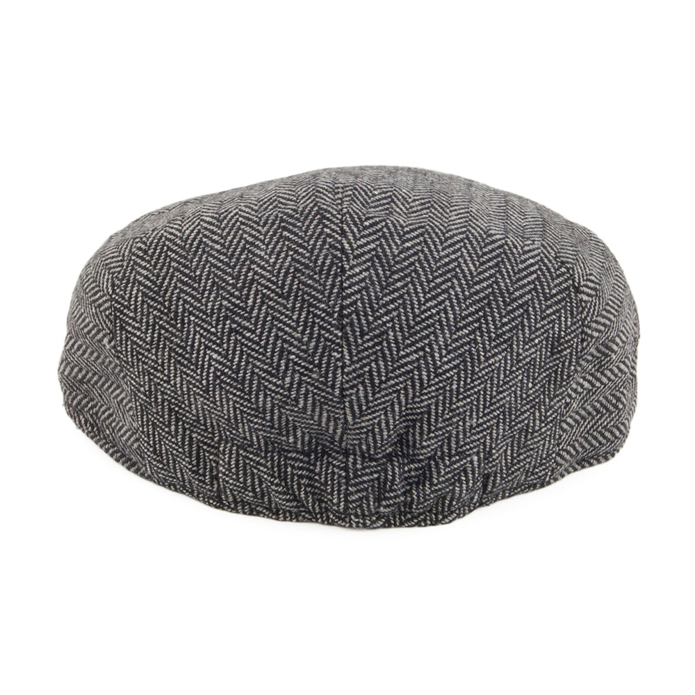 Casquette Plate Enfant à Chevrons gris JAXON & JAMES - VENTE EN GROS