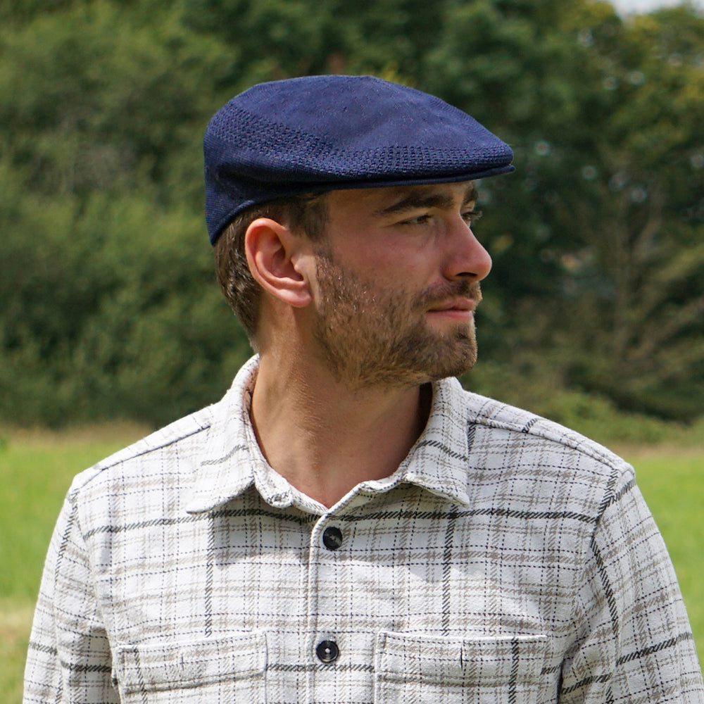 Casquette Plate Été bleu marine JAXON & JAMES - VENTE EN GROS