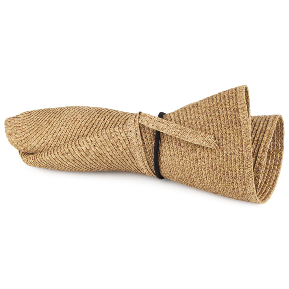 Chapeau Été Pliable Traveller toast SUR LA TÊTE