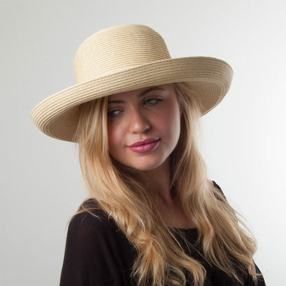 Chapeau Été Pliable Traveller naturel SUR LA TÊTE
