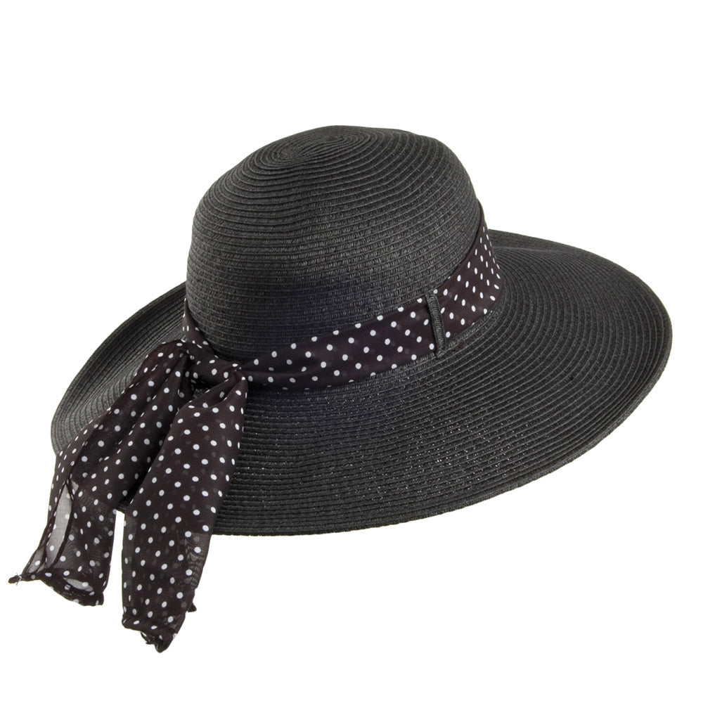 Chapeau Été Beachside noir SUR LA TÊTE