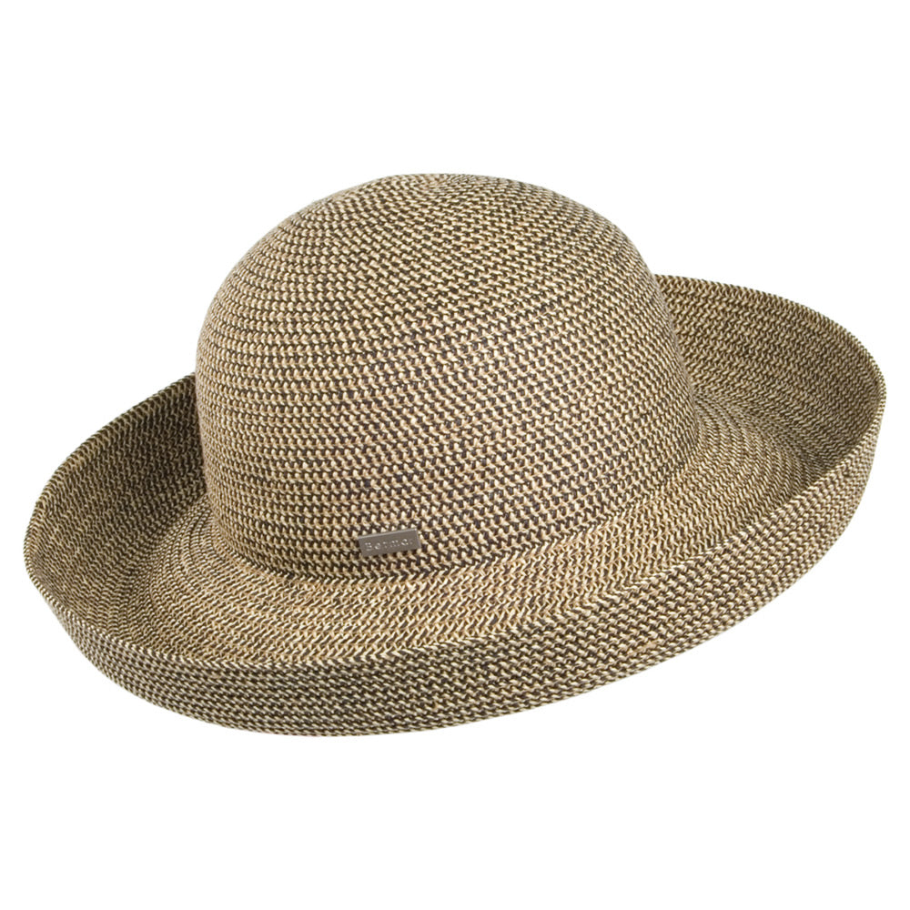 Chapeau Été Classic Roll Up naturel-noir BETMAR