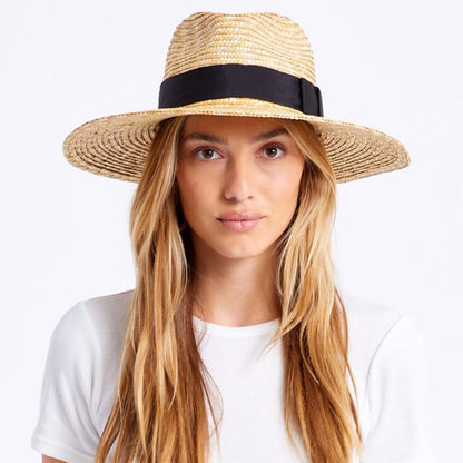 Chapeau Été en Paille Joanna naturel BRIXTON