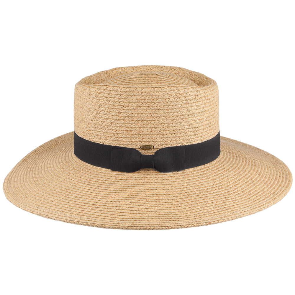Chapeau Été à Bord Large en Paille Toyo toast SCALA