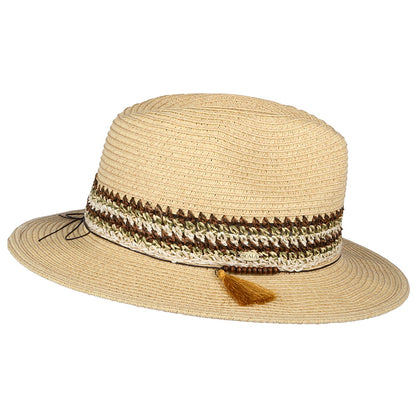 Chapeau Fedora Safari Lucio sable SCALA