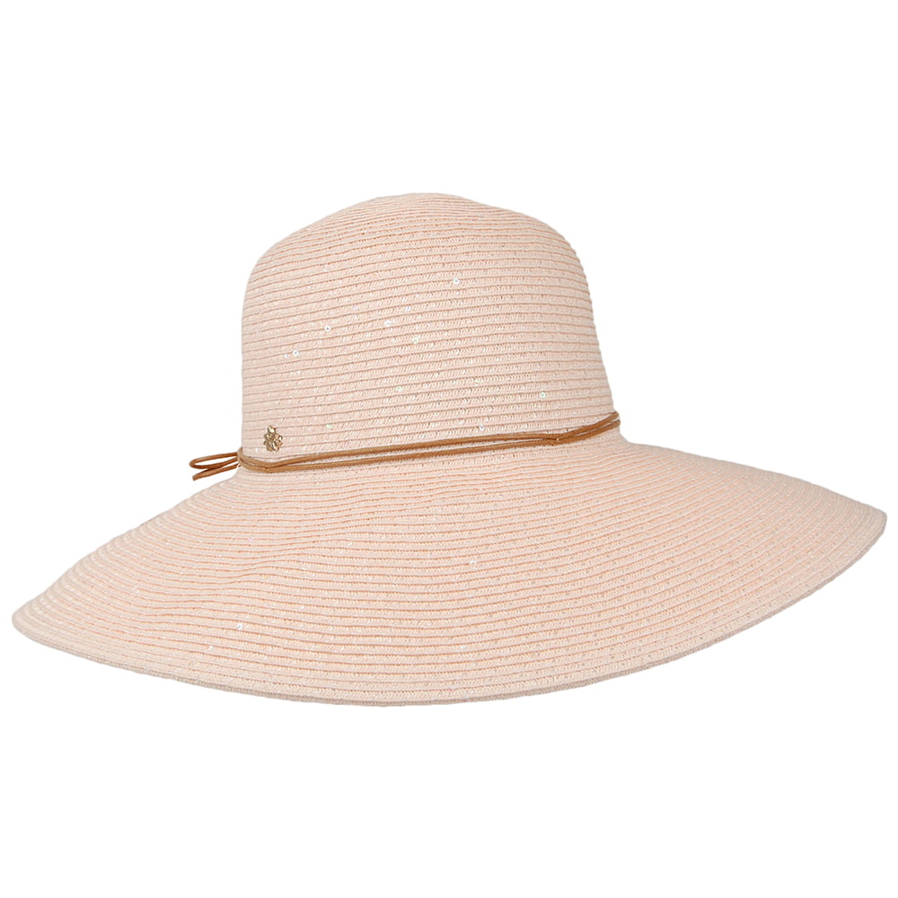 Chapeau Été en Papier Tressé Waverly rose blush CAPPELLI