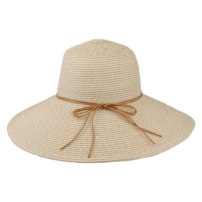 Chapeau Été en Papier Tressé Waverly naturel CAPPELLI