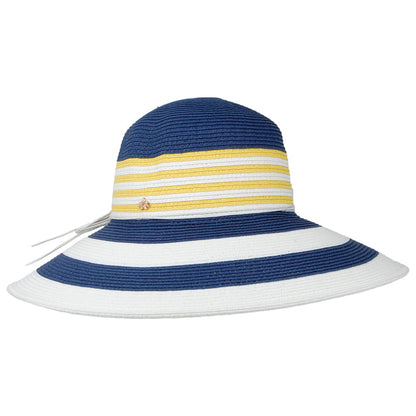 Chapeau Été Capeline Ahina bleu marine-multi CAPPELLI