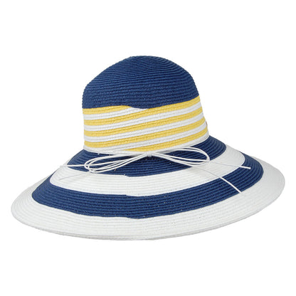 Chapeau Été Capeline Ahina bleu marine-multi CAPPELLI