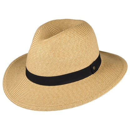 Chapeau Fedora en Paille Toyo Havana beige sable SUNDAY AFTERNOONS