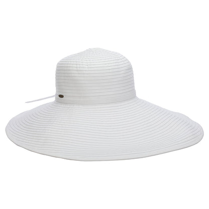 Chapeau Été à Bord Large Russo blanc SCALA