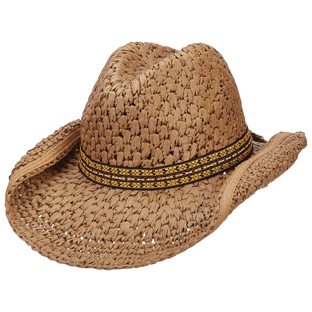 Chapeau Australien en Paille Toyo Crochetée Outlier thé SCALA