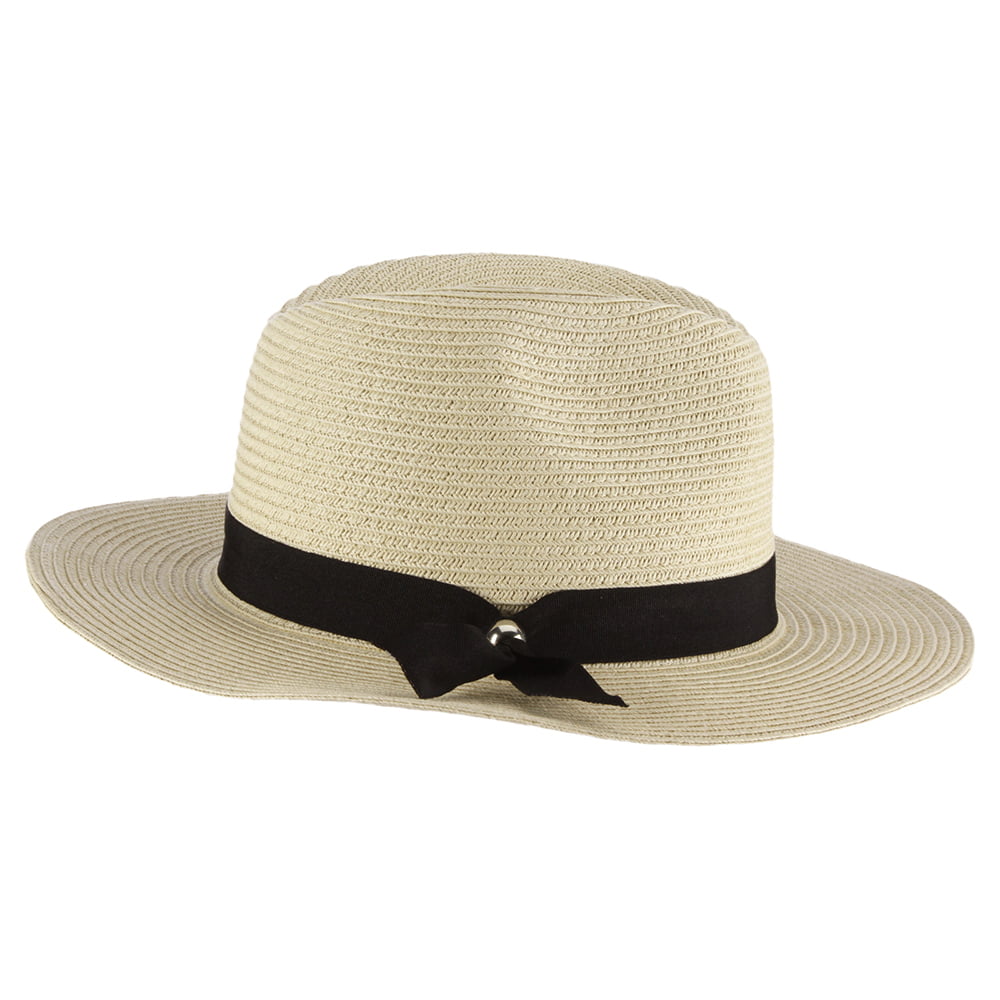 Chapeau Fedora Safari En Papier Tressé Beatty naturel SCALA