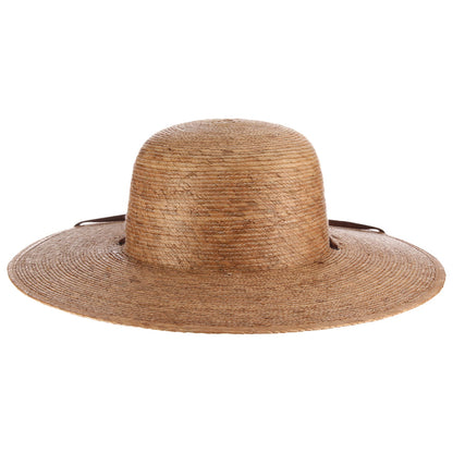 Chapeau Été en Paille de Palmier Tressée Borocay thé SCALA
