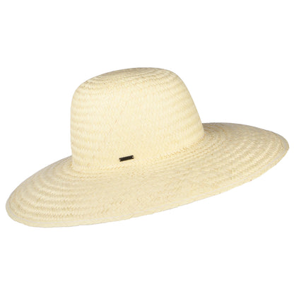 Chapeau Été à Bord Large en Paille Toyo Janae naturel BRIXTON